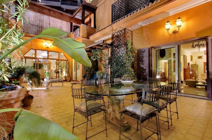 Terrace I, at night